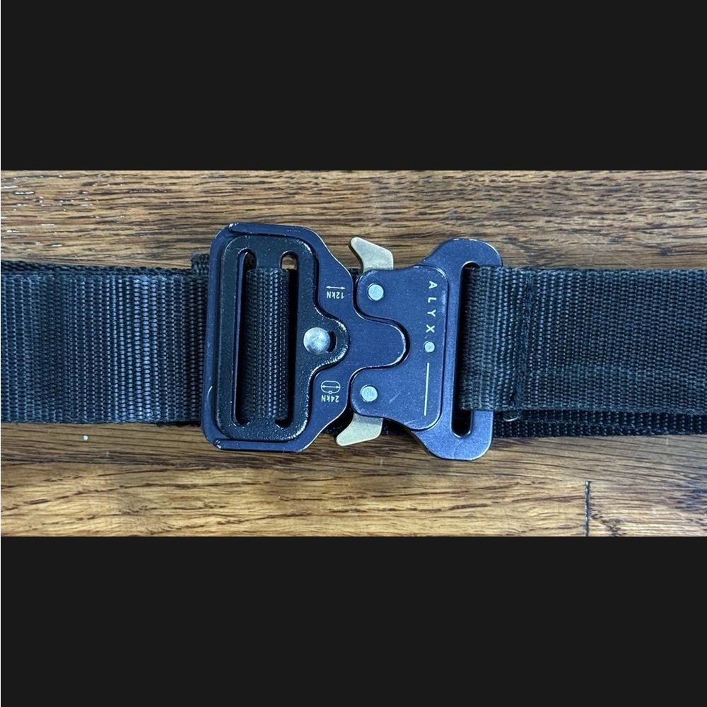 1017 Alyx 9sm Belt Black Adjustable Unisex Adult One Size